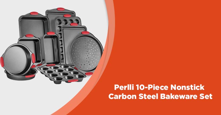 Perlli 10-Piece Nonstick Carbon Steel Bakeware Set
