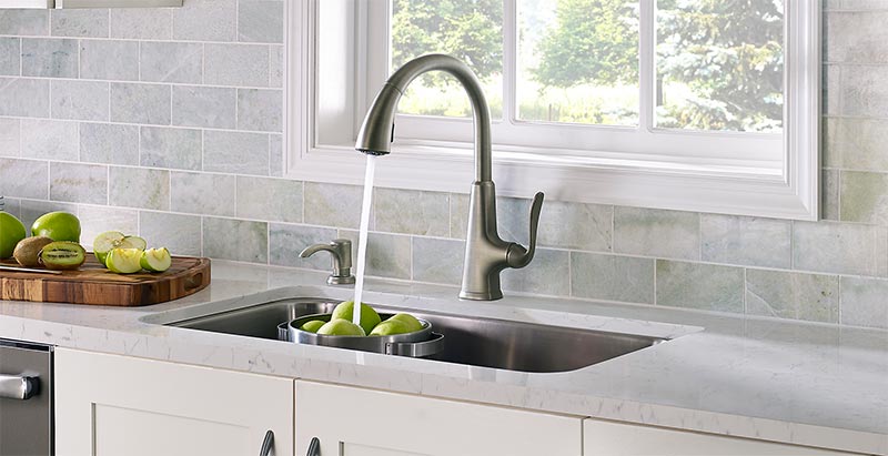 How do you clean a Pfister faucet