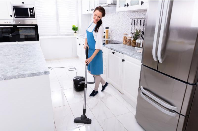 Kitchen floor cleaning tips