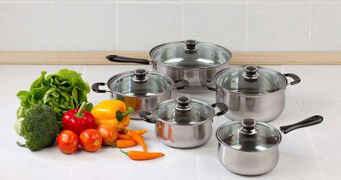 Stainless steel Pots and Pans